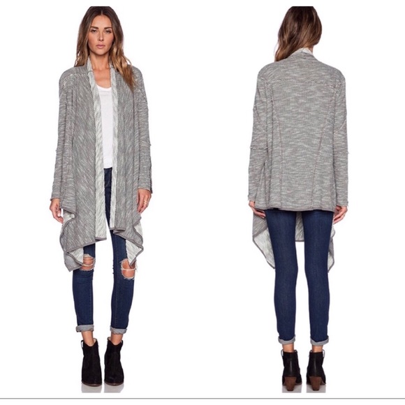 Free People Sweaters - Free people gray in the loop open front cardigan S